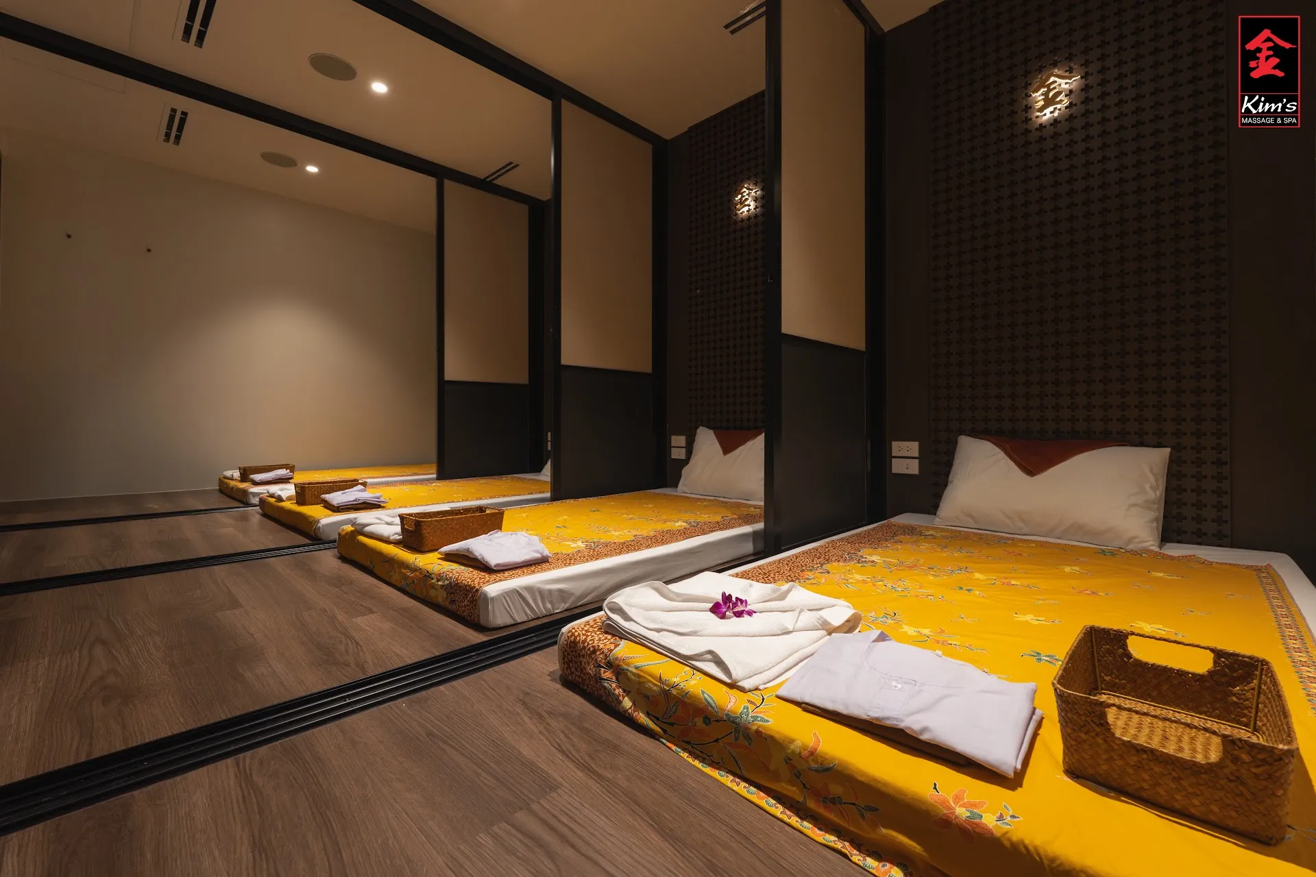 Traditional Thai massage room